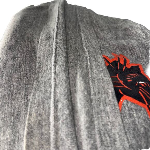 VTG Early 70s XL Gray Shirt Russell OSU Benny Beaver Tee Boxy Crop Single Stitch - Picture 7 of 8